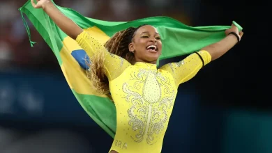 Entenda como foi a repercussão da vitória de Rebeca Andrade pelos principais jornais do mundo nesta semana.