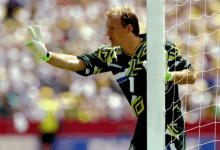 Goleiro da seleção de 1994, Taffarel é um dos jogadores mais ovacionados e emblemáticos do futebol nacional.