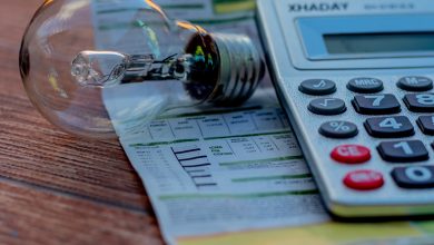 Boleto de água e luz.